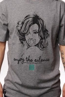 Футболка LRG A101146 Enjoy The Silence Charcoal Heather артикул 5364c.