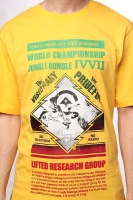 Футболка LRG A091034 Animal Kung Fu Yellow артикул 5373c.